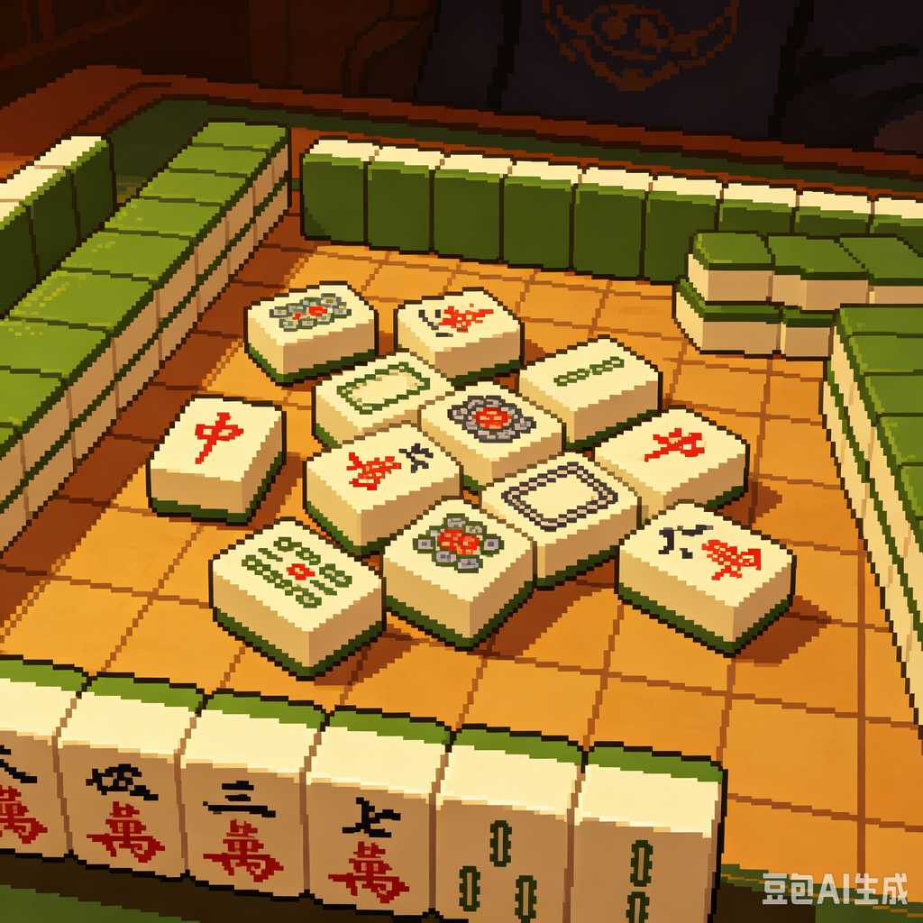 lightweight mahjong tile set