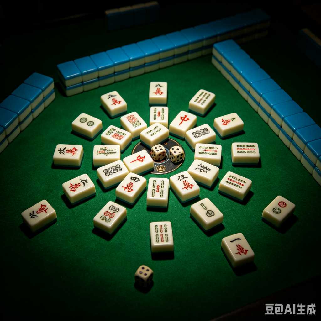 small portable mahjong set