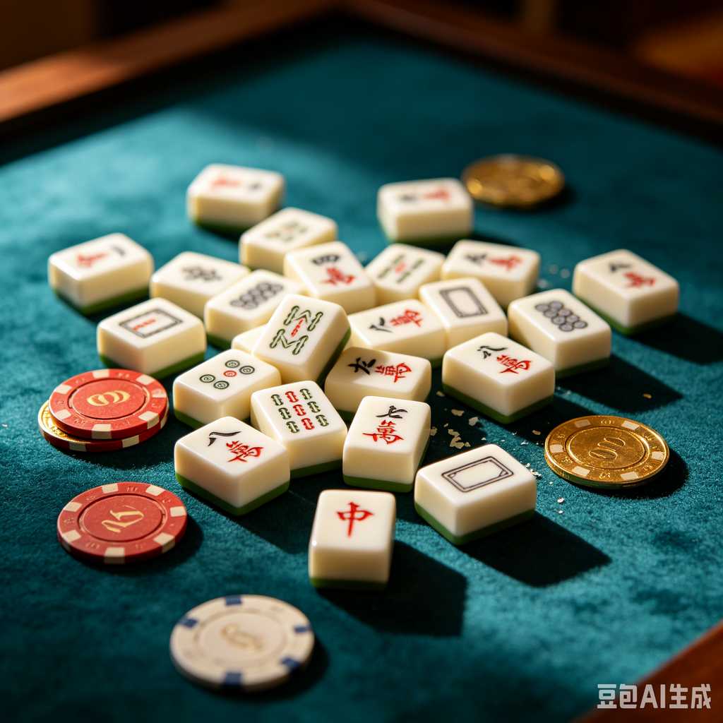 shiny mahjong tiles luxury